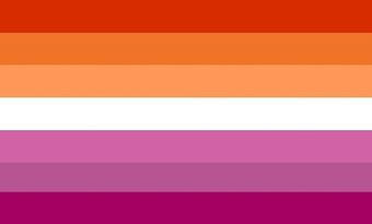 the lesbian flag